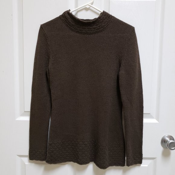 Kim Rogers Women's S Brown Long Sleeve Knit Pull On Sweater - Picture 1 of 6